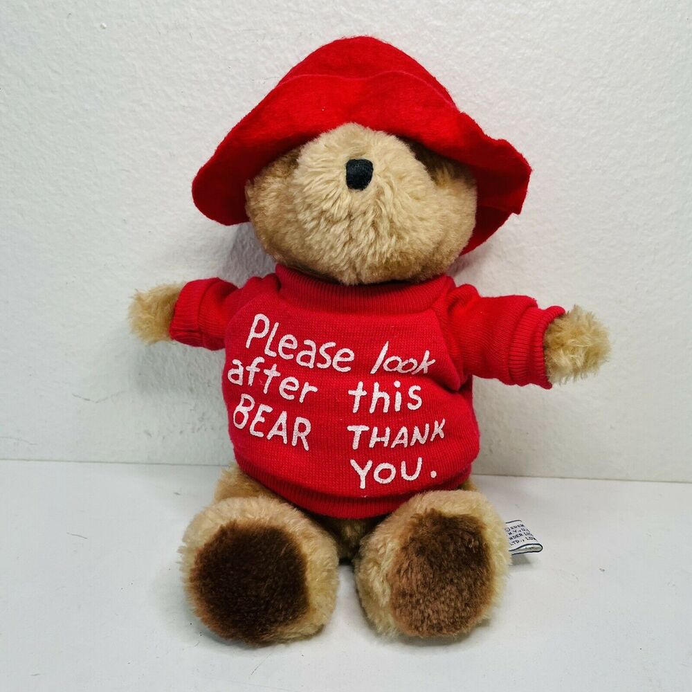 VTG 1981 Eden Toys Paddington Bear 10" Teddy Bear